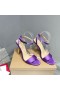 Christian Louboutin Lipqueen Sandalen 100mm Satin Lila