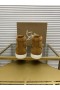 Christian Louboutin Lou Spikes Orlato High top Sneakers Suede-Leder-Braun