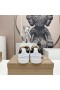 Christian Louboutin Louis Junior Orlato Flat Sneakers Nappa-Raphia Bistrot Multicolor