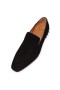 Christian Louboutin Festzelte Loafer Veau Velours Schwarz CL-Schuhe