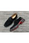 Christian Louboutin Unsere Georges Derby Schuhe Wildleder Schwarz