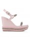 Christian Louboutin Pyraclou 110 Mm Espadrilles Patent Kalbsleder Poupée CL-Schuhe
