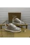 Christian Louboutin Vieira 2 Flache Spikes Turnschuhe Monogramm-jacquard Metallic Silver