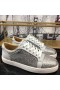 Christian Louboutin Vieira Strass Männer Turnschuhe Kristall verziert Silber