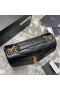 Saint Laurent Loulou Small Bag Black Matelasse-Leder-Saint Laurent Taschen
