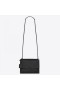 Saint Laurent Sunset Medium Bag-Noir-Krokodil Geprägtes Leder