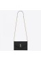 Saint Laurent WOC Envelope Chain Wallet Black Leather