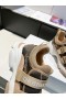 Dior D-WANDERN Sneakers aus Technischem Gewebe Oblique-Print-Brown