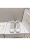 Dior D connect-Sneakers aus Technischem Gewebe, Weiß, Grau