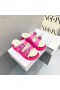 Dior Diorquake Sandalen Rosa Fliegerhaube Aus
