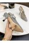 Dior J'ADior Slingback Pump 65mm Grau