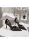 Dior Logo-Bondage-Riemen Pumps 85mm Schwarz