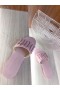 Dior Pink Leather Logo Flat Sandals
