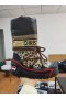 Dior Snow Ankle Boot Braun Schräg Glänzende Nylon