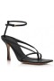 Bottega Veneta Ankle-strap Stretch Sandalen Schwarz Leder, Bottega Veneta Sandalen