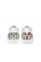 Christian Louboutin Spaß Vieira Turnschuhe Männer Kalb-Leder Und Gummi-White