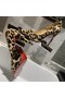 Christian Louboutin Kate Pumps 100mm Satin Leopard Gedruckt Braun