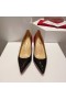 Christian Louboutin Kate Pumps 60 mm Patent Leder Schwarz Rot