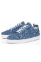 Christian Louboutin Louis Junior Sneakers Denim Louboutin Gestickt