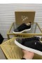 Christian Louboutin Louis Junior Spikes Sneakers aus Leder und Textil Schwarz