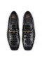 Christian Louboutin Mj Moc Loafer Alligator-Embossed Calf Leather Black