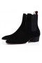 Christian Louboutin Rosalio Chelsea 40 Mm Stiefel Kalb Leder Schwarz CL-Schuhe