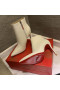 Christian Louboutin So Kate Booty Ankle Boots 85mm Kalbsleder in Weiß