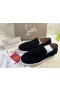 Christian Louboutin Varsiboat Boot Schuhe Veau Velours Schwarz