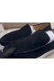 Christian Louboutin Varsiboat Boot Schuhe Veau Velours Schwarz