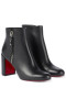 Christian Louboutin Ziptotal 85mm Leder Knöchel Stiefel Christian Louboutin Schuhe