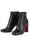 Christian Louboutin Ziptotal 85mm Leder Knöchel Stiefel Christian Louboutin Schuhe