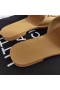Dior Metall-Logo Hausschuhe Apricot