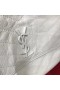 Saint Laurent Large Niki Kette Tasche Weiß Gefältelt Leder-Saint Laurent Taschen