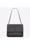 Saint Laurent Medium Niki Tasche Storm Gray Gefältelt Leder