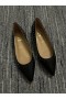 Christian Louboutin Anjalina Wohnungen Spikes Kalb Leder Schwarz