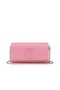 Christian Louboutin Von Meiner Seite, Brieftasche Auf Kette Genarbtem Kalbsleder Calipso