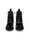Christian Louboutin Chambeliboot Nacht Strass Stiefel Patent Calf Leather Black Von Christian Louboutin Schuhe