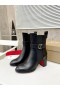 Christian Louboutin Chelsea Ankle Boots-70mm Kalbsleder Schwarz Christian Louboutin Boots