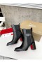 Christian Louboutin Chelsea Ankle Boots-70mm Kalbsleder Schwarz Christian Louboutin Boots