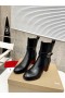 Christian Louboutin Chelsea Ankle Boots-70mm Kalbsleder Schwarz Christian Louboutin Boots