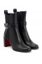 Christian Louboutin Chelsea Booty Leder Stiefel Schwarz Christian Louboutin Schuhe
