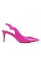 Christian Louboutin Hot Chick Sling 70-Mm-Pumpen Patent Leder Bolerose Rosa