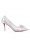 Christian Louboutin Gelee Strass 80mm Pumpen Pvc Schillernden Nappa-Leder Und Stras CL-Schuhe