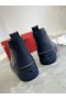 Christian Louboutin Louis Spikes High-top-Sneakers aus Kalbsleder Navy Blue