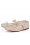 Christian Louboutin Mamastrapitina Ballerinas Mesh Nappa-Leder Und Strass Leche