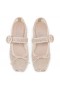 Christian Louboutin Mamastrapitina Ballerinas Mesh Nappa-Leder Und Strass Leche