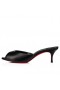 Christian Louboutin Me-Dolly-55 Mm Maultiere Leder Nappa Schwarz Christian Louboutin Schuhe