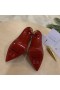 Christian Louboutin Pigalle Plato 100mm Pumpen Patent Leder Rot CL-Schuhe
