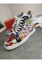 Christian Louboutin Rantus Orlato High-top Männer Turnschuhe Patent Graffiti Multicolor