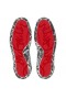 Christian Louboutin Seavaste 2 Turnschuhe Schlange Gedruckt Kalb-Leder Und Spikes Silber